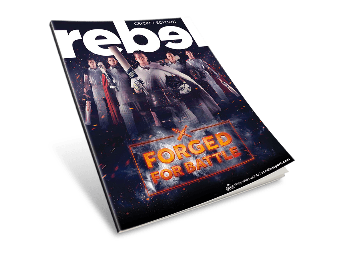 A mockup of the Rebel Forged For Battle catalogue design