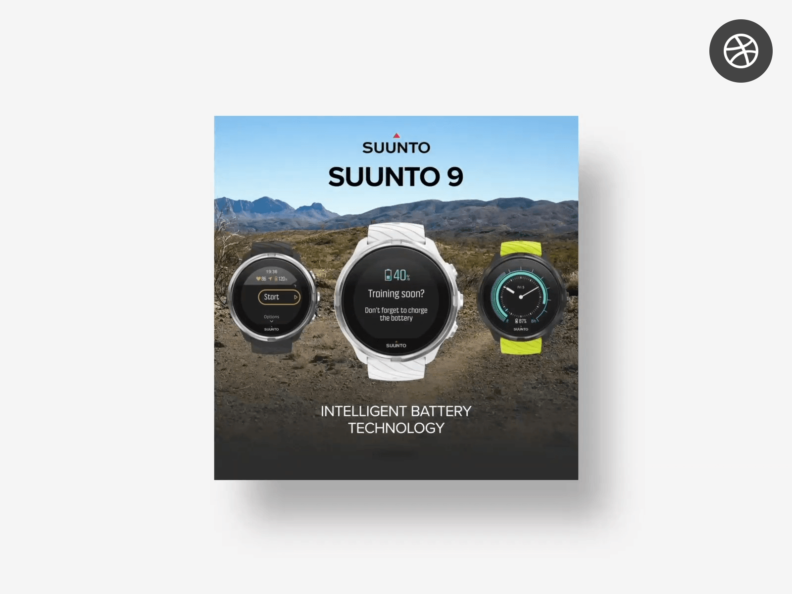 Creative strategy, art direction, design and animation for Finnish, sports ware and Watch companyy Suunto