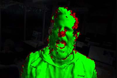 A 3D scan of male subject for the bobble head design project