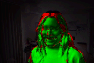 A 3D scan of female subject for the bobble head design project