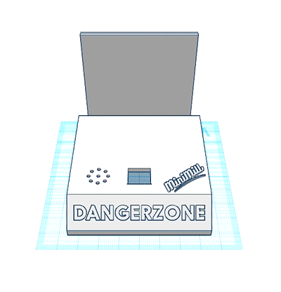 A 3D model of baseplate for the bobble head design project